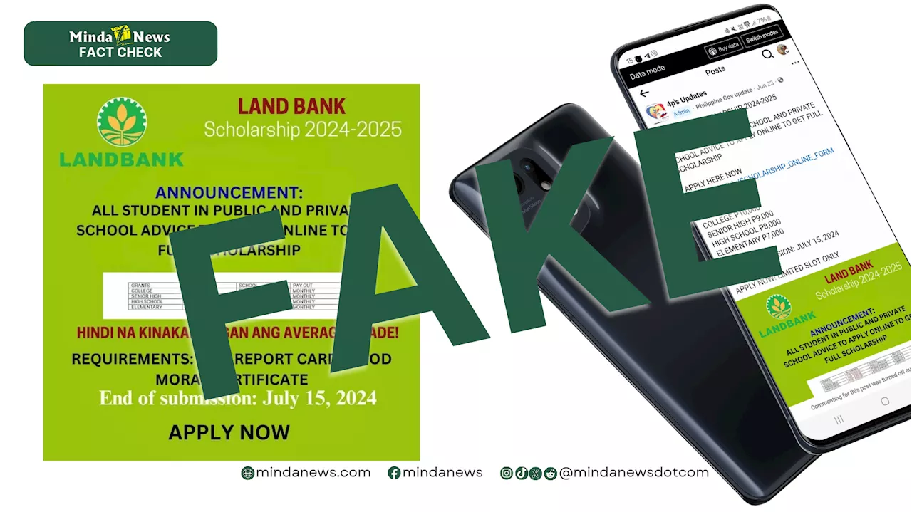  No schedule yet for LandBank scholarship screening process for SY 2024-2025