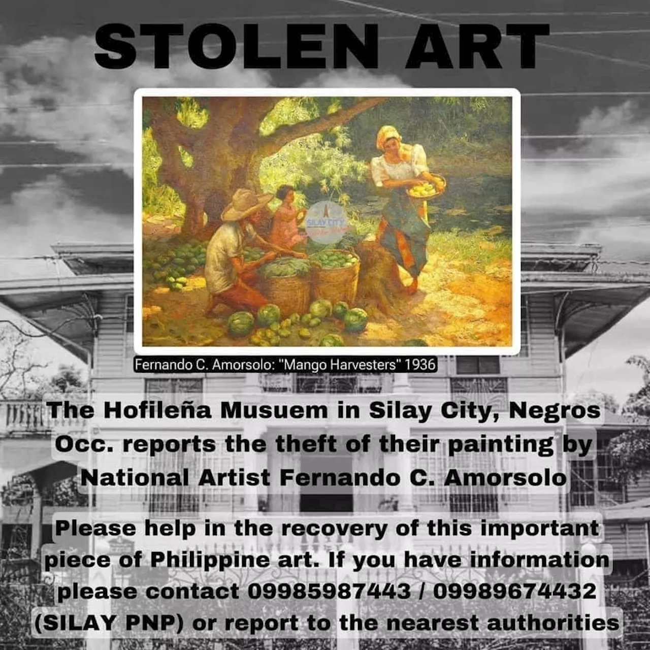 Amorsolo painting stolen in broad daylight