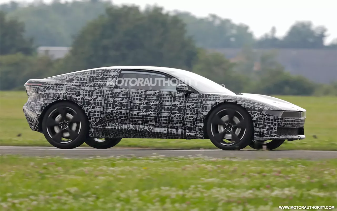 Potential BMW Neue Klasse electric sports car spied for first time