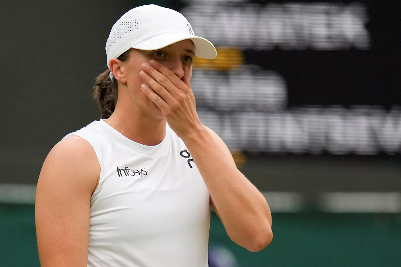 No. 1 Iga Swiatek loses in Wimbledon's third round to Yulia Putintseva of Kazakhstan