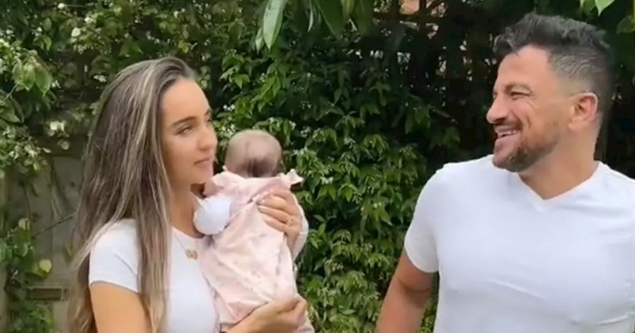 Peter Andre shows off his adorable baby during TikTok challenge with wife Emily