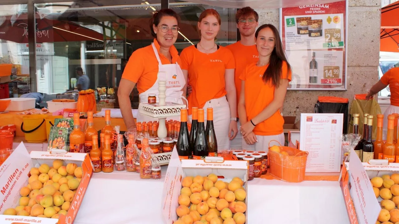 Orange ist in Krems wieder Trendfarbe