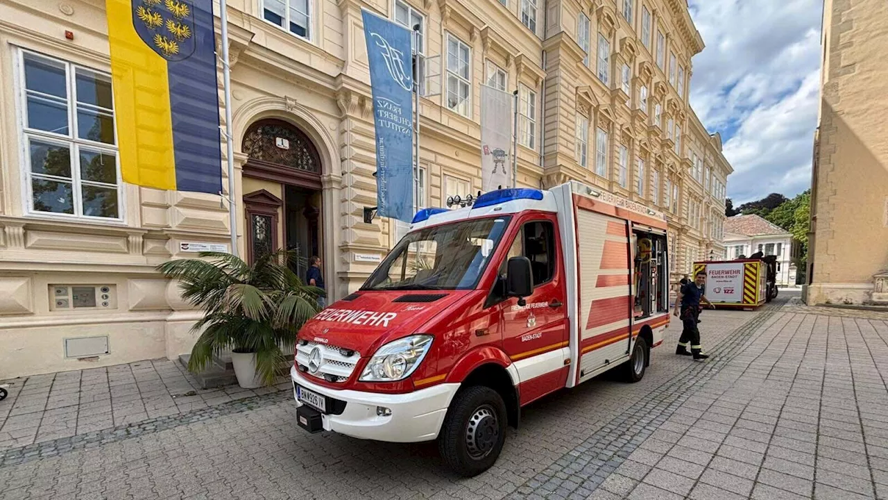 Wassergebrechen in der Pfarrschule Baden