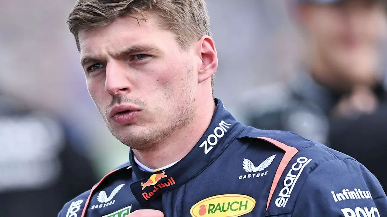 Chagrijn valt mee bij Verstappen: 'Kan vanaf plek vier wat agressiever racen'