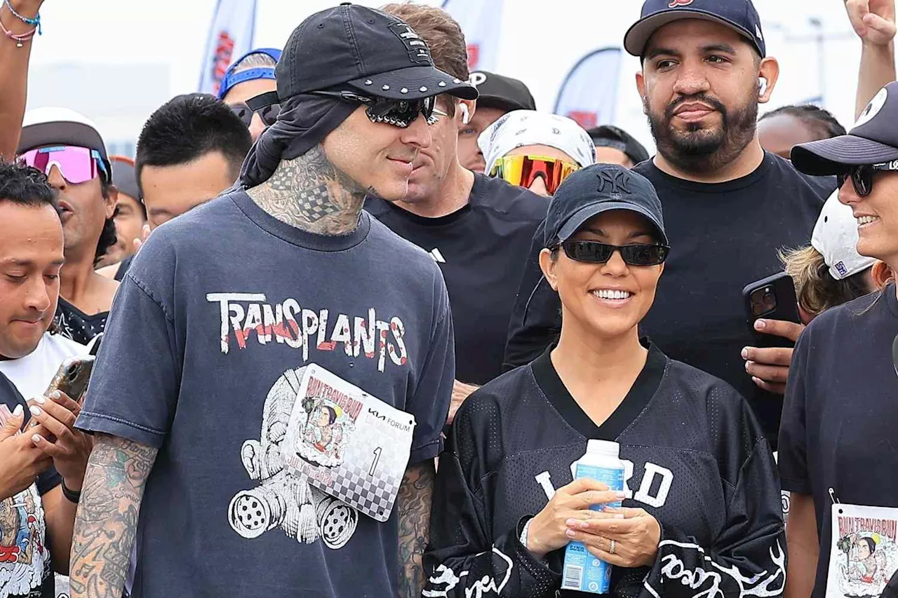 Kourtney Kardashian Supports Husband Travis Barker at ‘Run Travis Run’ Fitness Event in L.A.