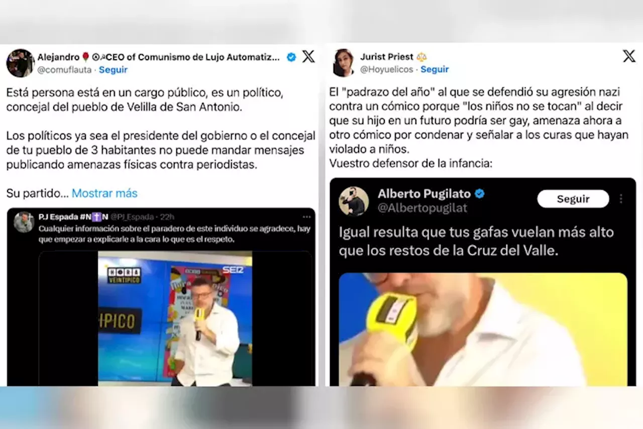 'Están crecidos': las redes denuncian las amenazas de ultraderechistas al humorista Héctor de Miguel