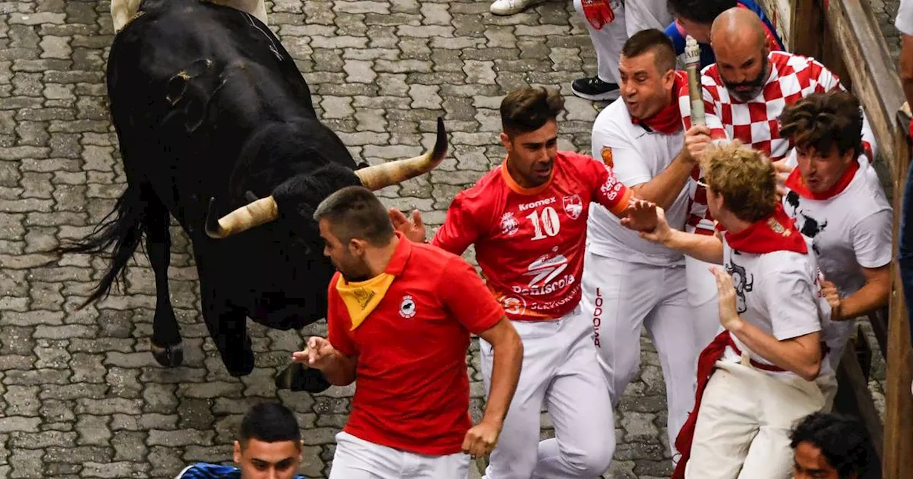 Pamplona: Blutige Stierhatz in Spanien ist Touristenmagnet​