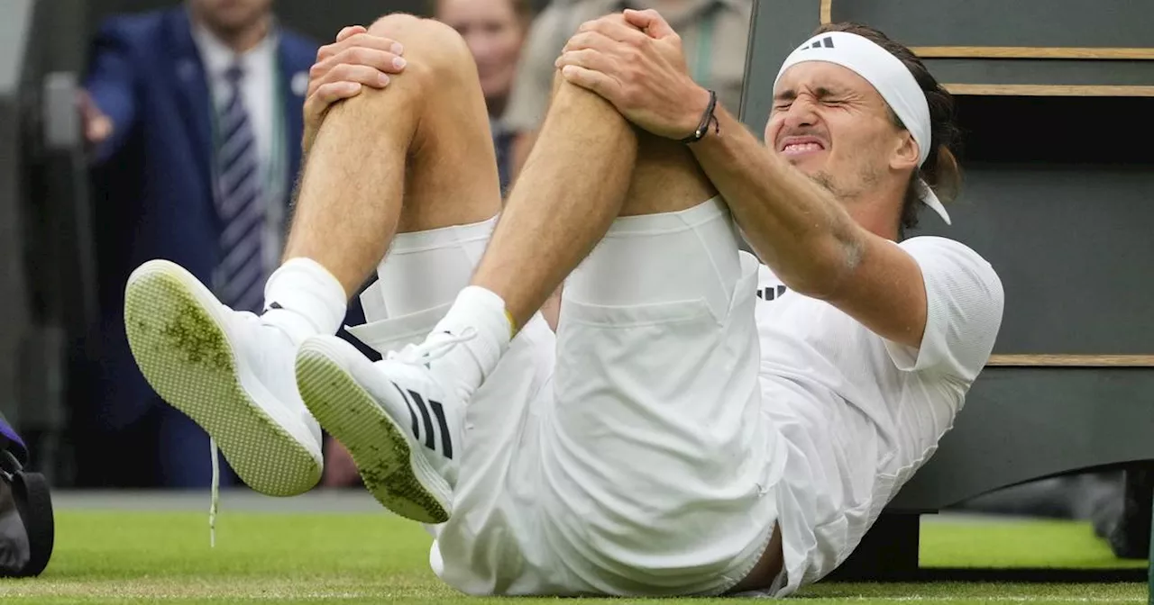 Wimbledon 2024: „Habe Schmerzen“ – Sorge um Knie von Alexander Zverev​