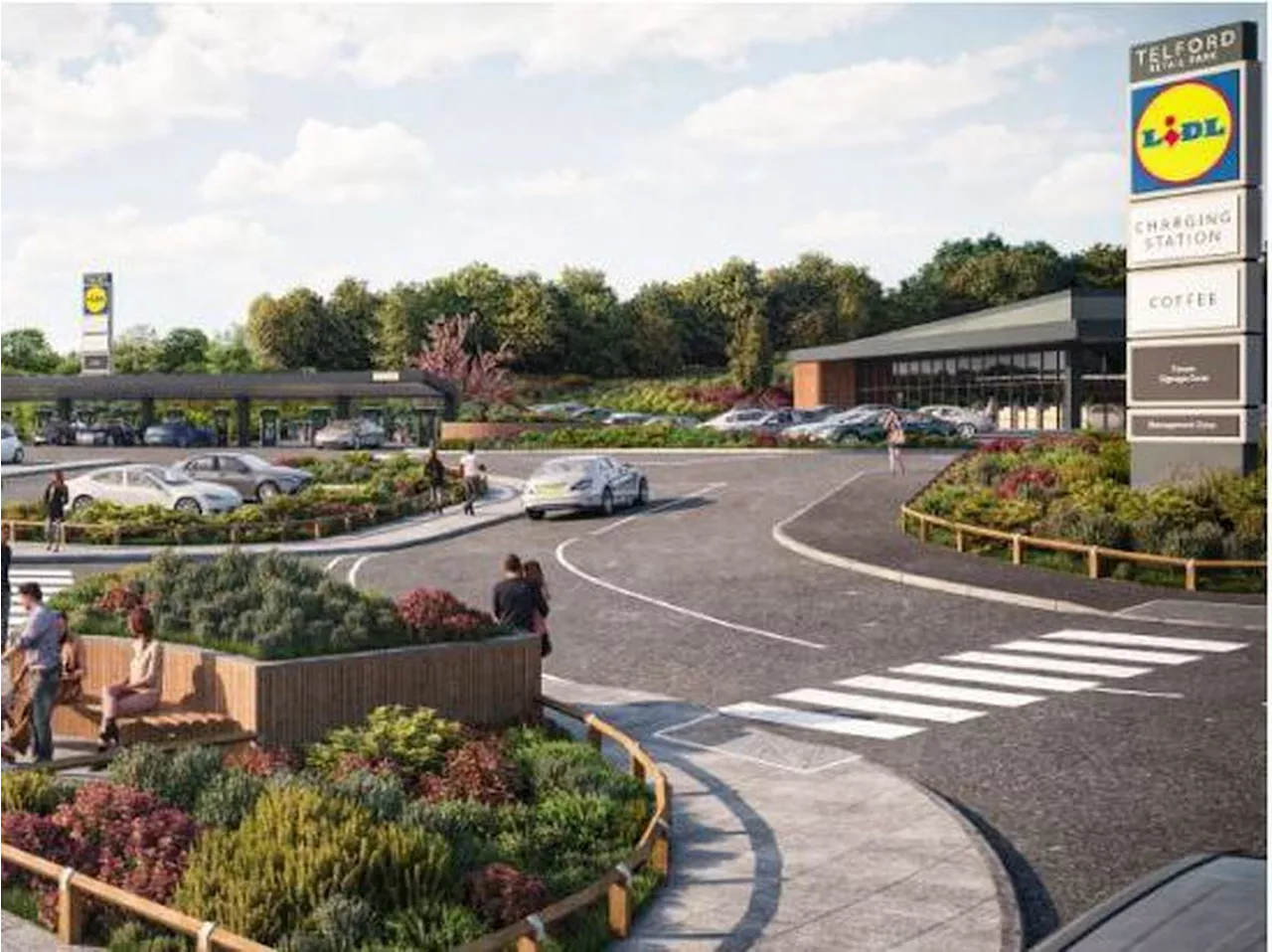 Lidl and Costa plans approved for development on outskirts of Telford