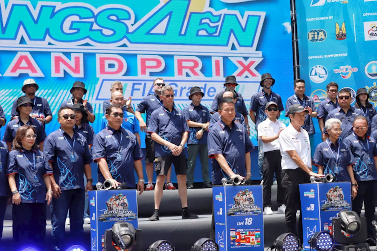 เปิดยิ่งใหญ่การแข่งขันรถยนต์ทางเรียบนานาชาติ Bangsaen Grand Prix 2024