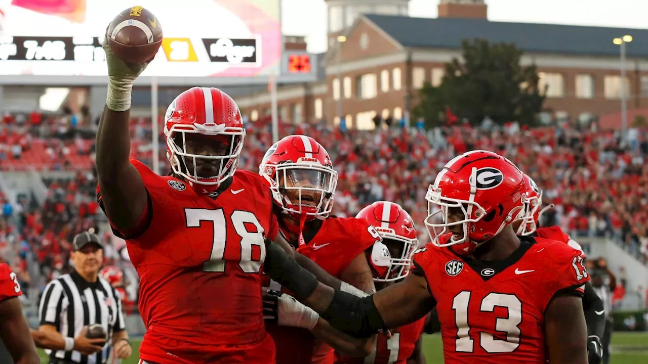 Georgia Football Defensive Line Ranked Outside of Top Five in College Football