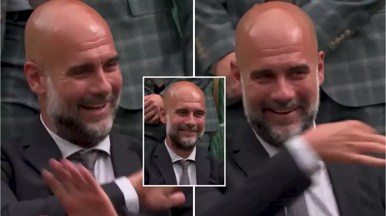 Pep Guardiola offered new job during live interview at Wimbledon