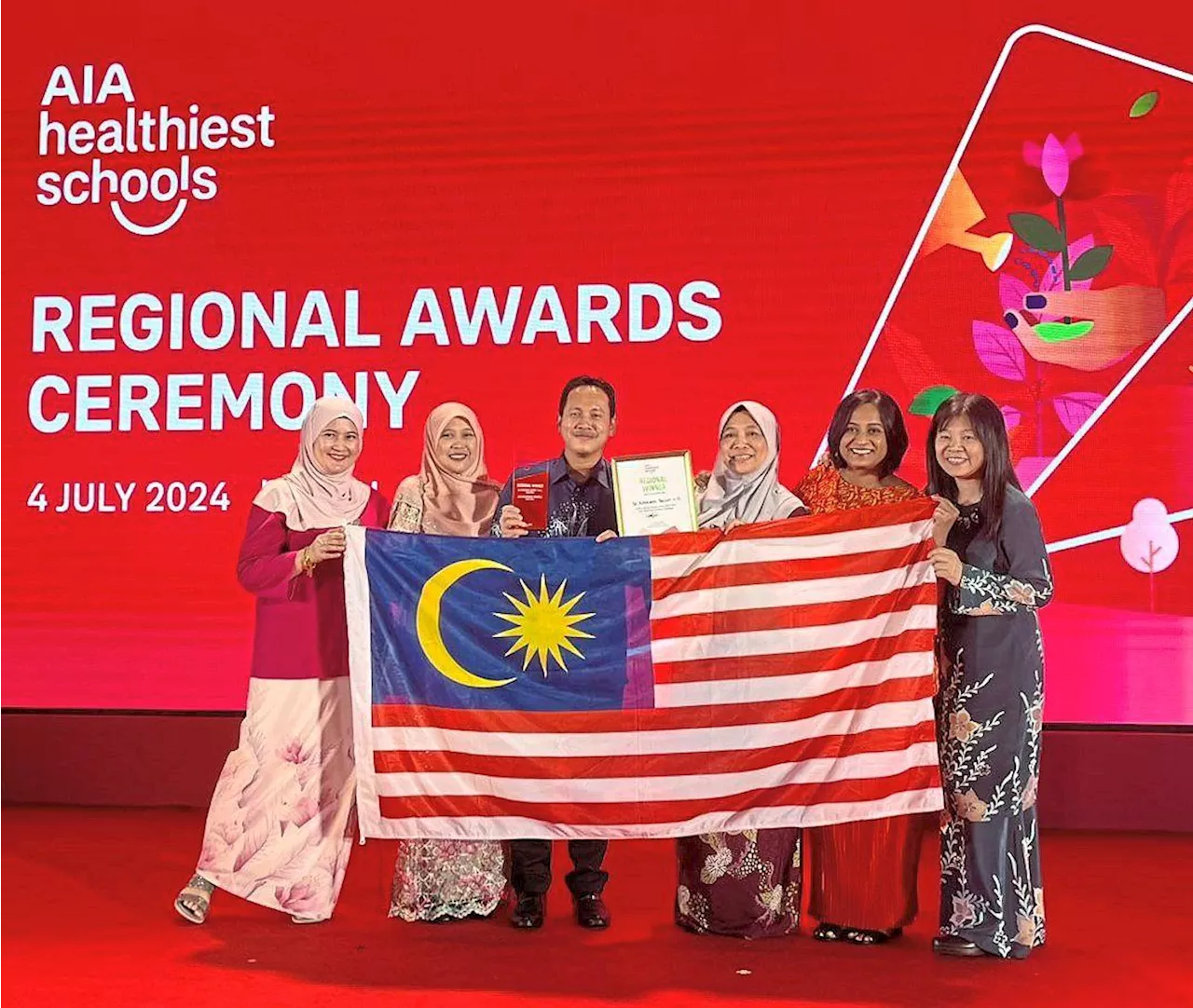 M’sian school bags US$100,000 in regional health meet