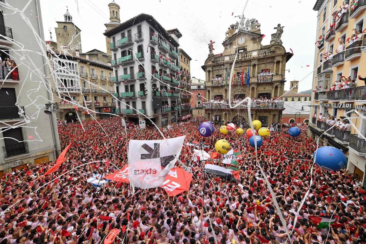 Vidéo. Pampelune : les fêtes de la San Fermin ont débuté ce samedi à midi