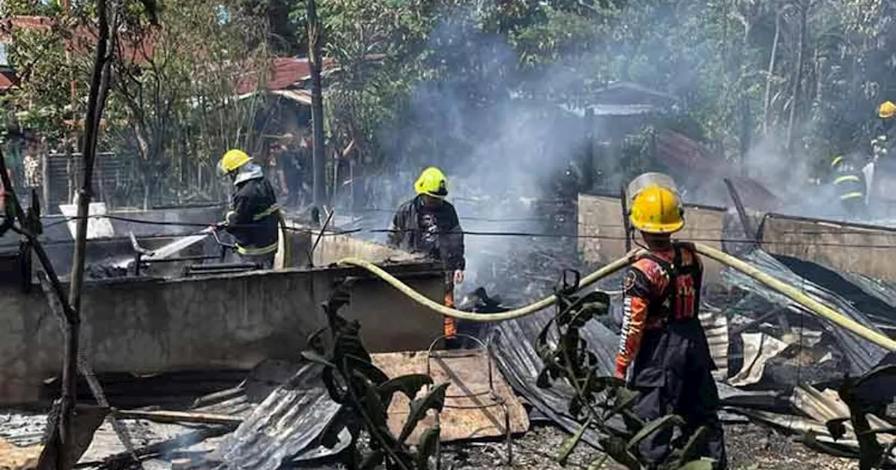 3 ka balay naugdaw sa sunog sa Lapu Lapu City