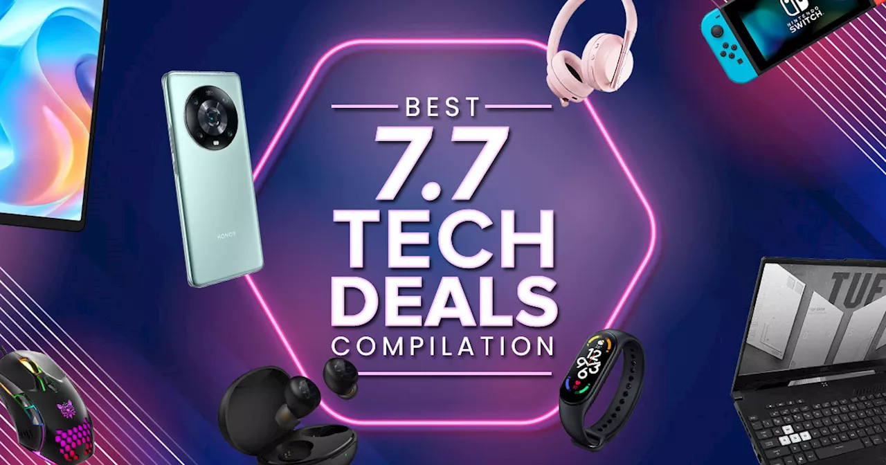 Best 7.7 Tech Deals by Shopee, Lazada & More