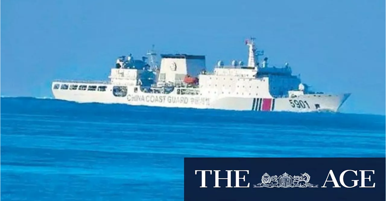 China anchors ‘monster ship’ in Philippine waters of South China Sea