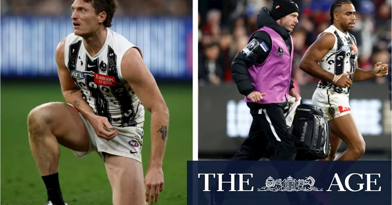 Magpies’ wings clipped: Collingwood’s injury cost from prime-time loss to Bombers