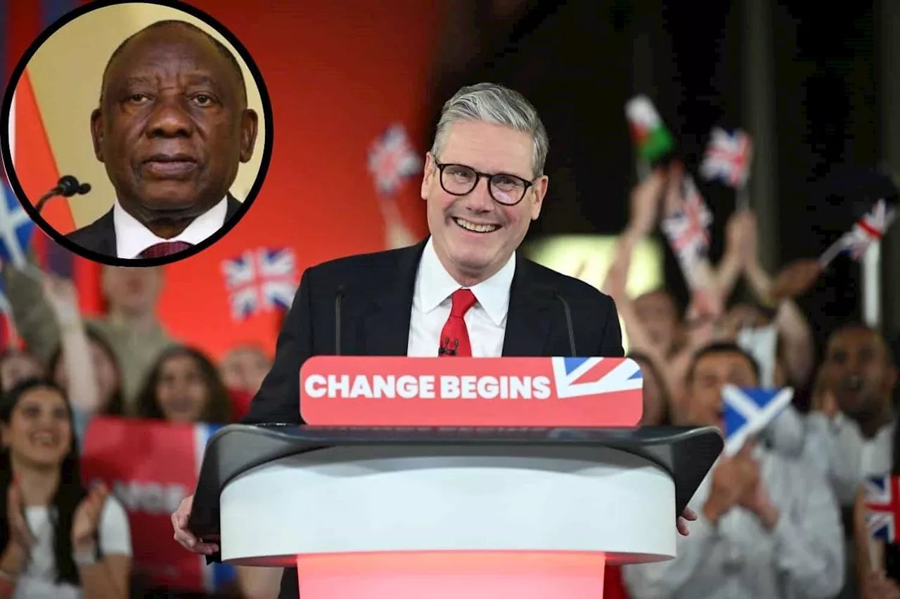 ‘Strategic partners’: Ramaphosa congratulates new UK prime minister, Keir Starmer