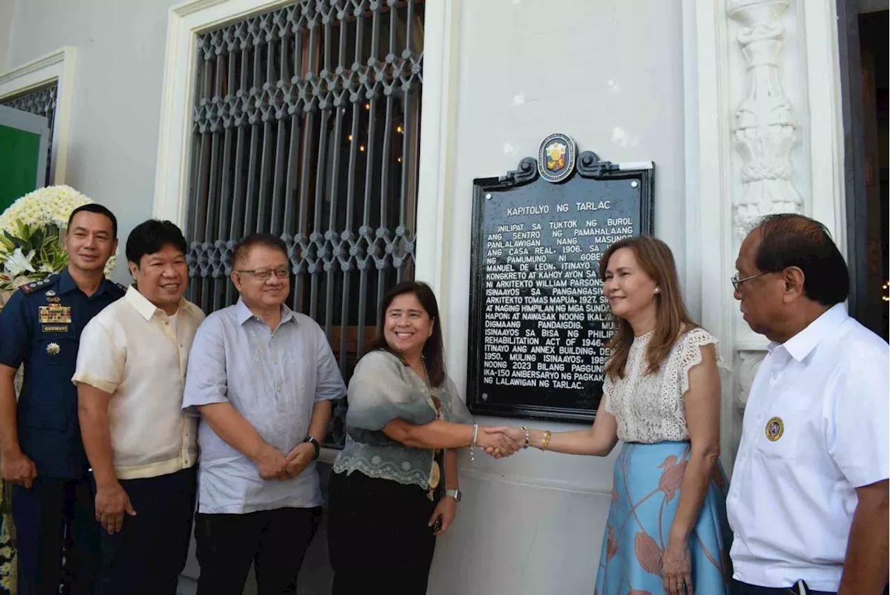 Tarlac Capitol's historical marker unveiled