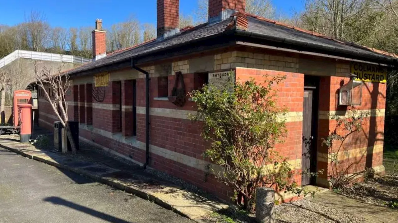 Inside abandoned train station untouched since the 1950s with original features