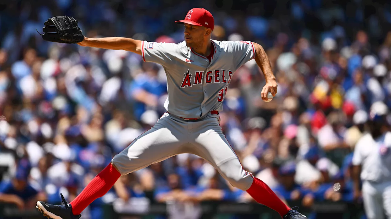 Anderson goes eight scoreless as Angels rout Cubs