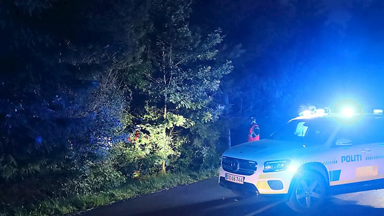 20-årig mand fløjet til Skejby efter alvorlig soloulykke