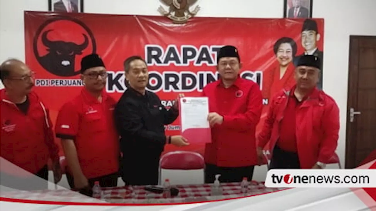 DPP PDI Perjuangan Beri Surat Tugas Untuk Bambam Rianto Untuk Pilwali Kota Blitar