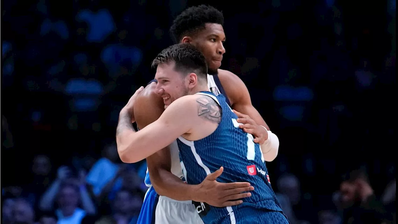 Giannis Antetokounmpo, Greece beat Luka Doncic, Slovenia to advance to Olympic qualifying final