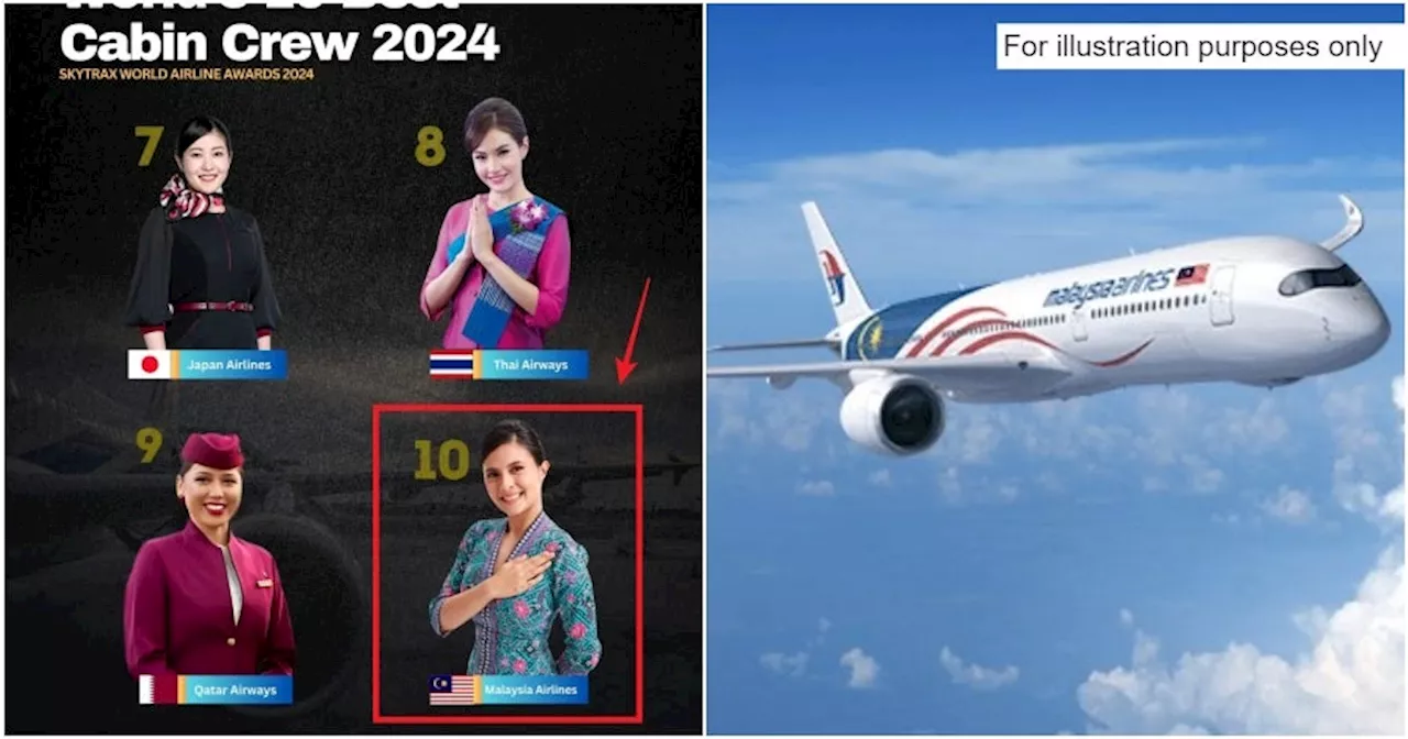 Study: Malaysia Airlines Clinches 10th Spot for the World's Best Airline Cabin Crew!