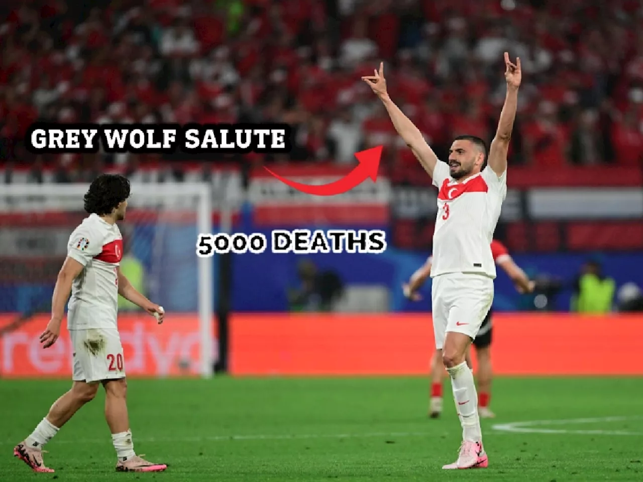 मैदानावरील Wolf Salute सेलिब्रेशन अन् 5000 जणांचा मृत्यू... नव्या वादाला फुटलं तोंड