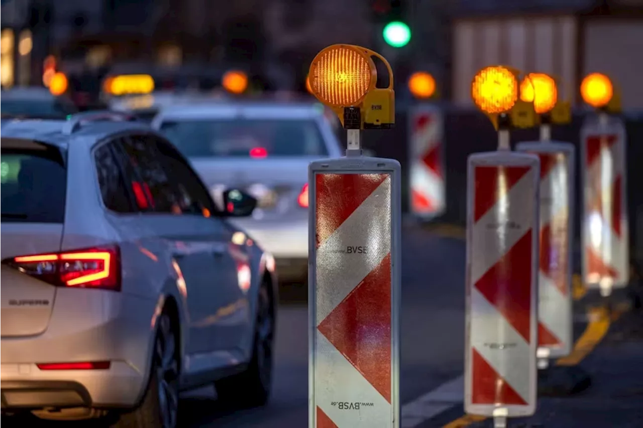 Verkehr am Montag in Berlin: Hier kann es wegen Baustellen zu Stau kommen