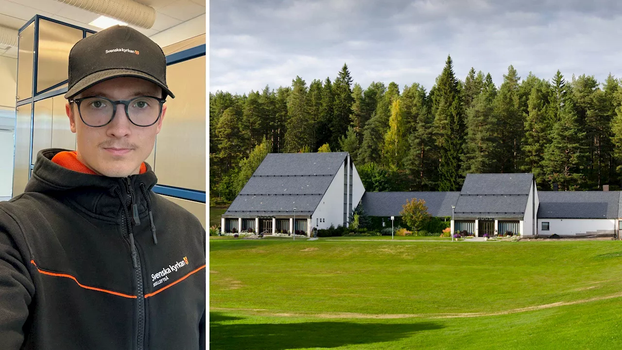 Emil, 24, jobbar på krematoriet i Skellefteå