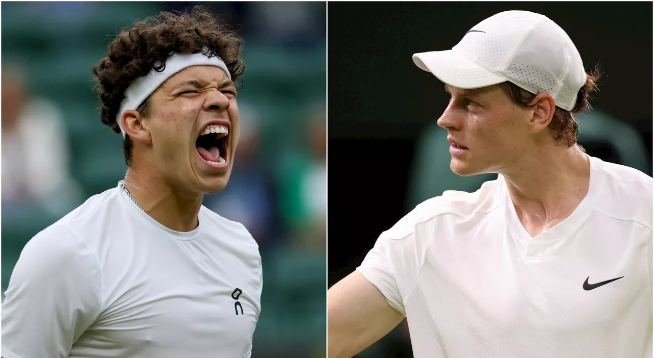 Sinner, oggi la sfida con Shelton: chi è il tennista che ha servito a 246 orari (record per Wimbledon)