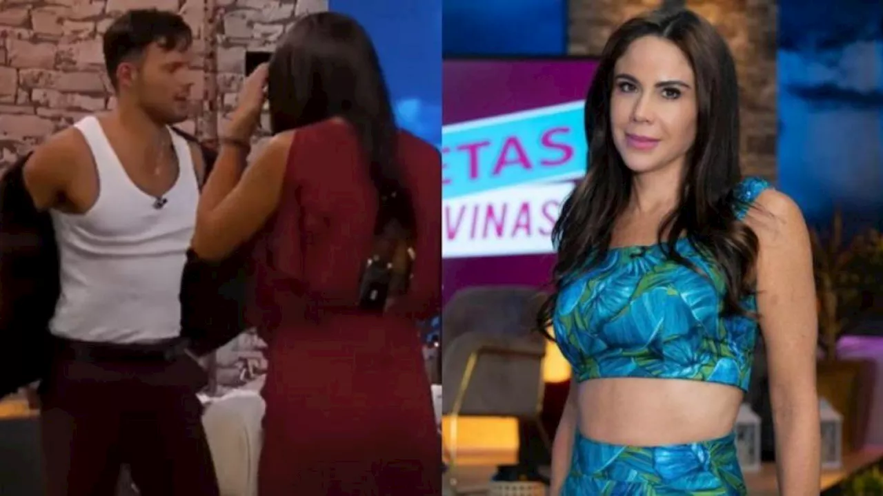 Captan a Paola Rojas bailando con el protagonista de 'Aventurera' ¿reemplaza a Irina Baeva?