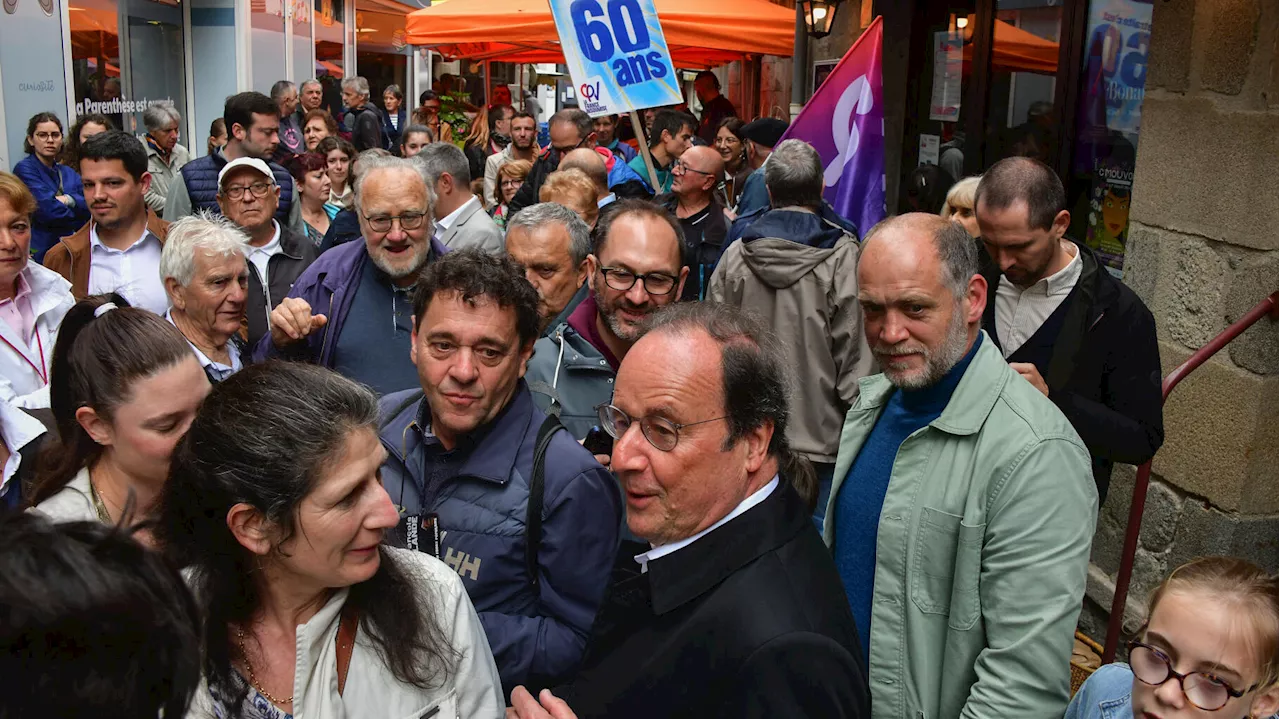 Législatives 2024 : François Hollande a voté à Tulle sans oublier son passeport cette fois