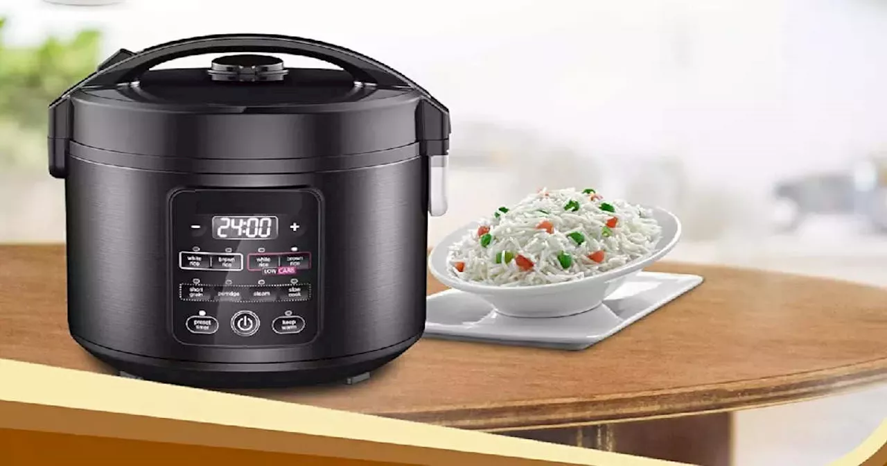 तुरंत लपक लो! मिनटों में खाना तैयार करने वाले इन Electric Pressure Cooker पर 70% तक का छिप्परफाड़ डिस्काउंट