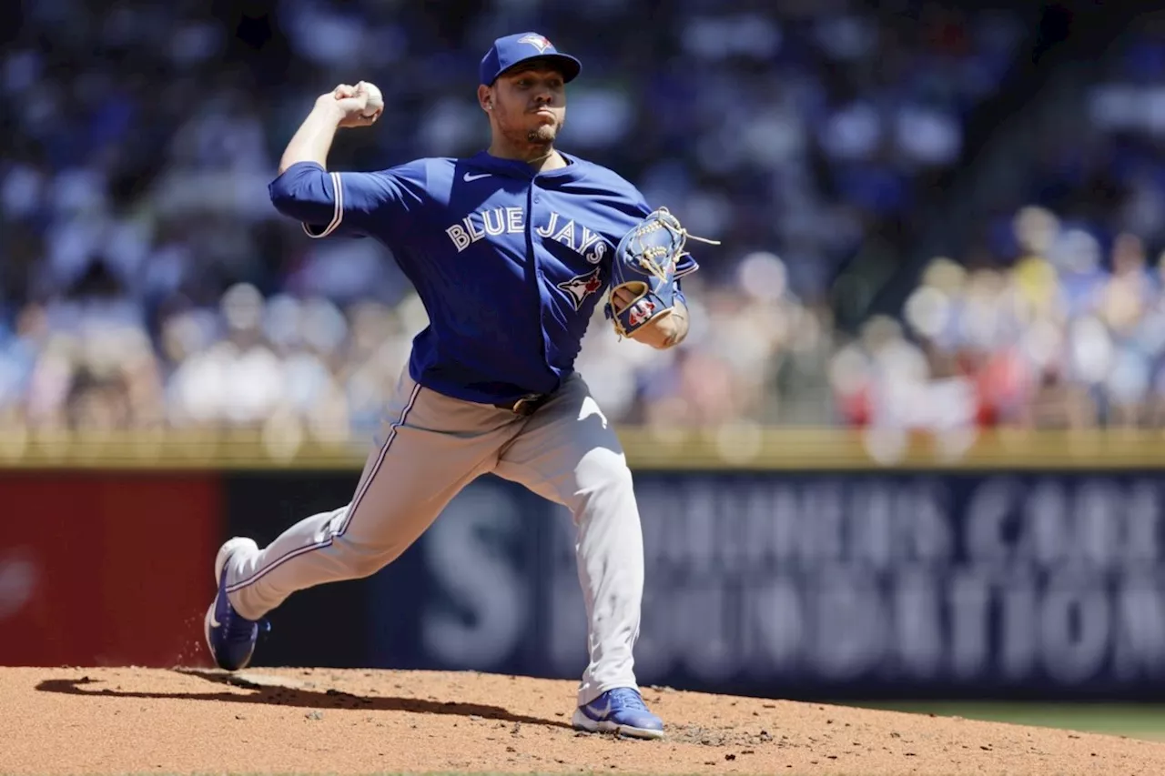 Rodríguez gets first win, Kirk powers Blue Jays past Mariners 5-4