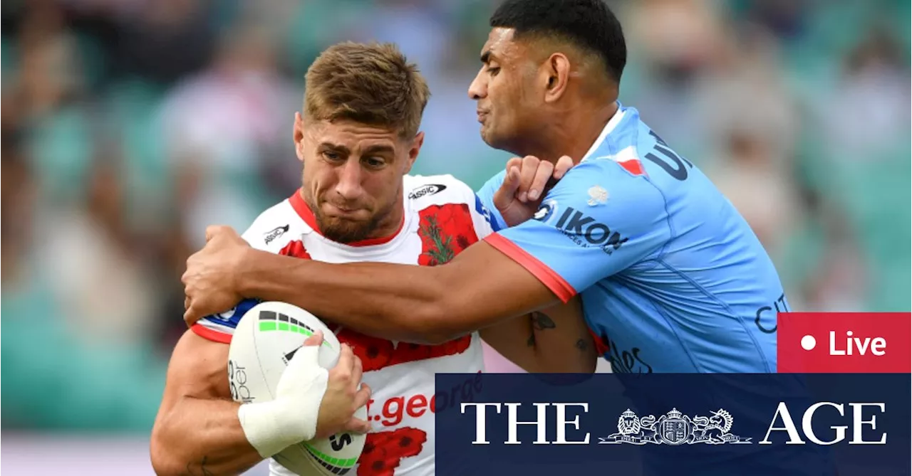 NRL round 18 live: Sydney Roosters v St George Illawarra Dragons