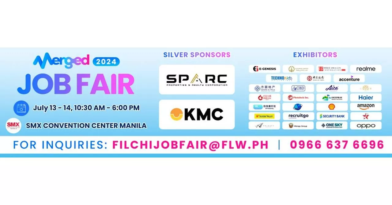 Merged 2024 job fair takes place Jul 13-14 at SMX Manila