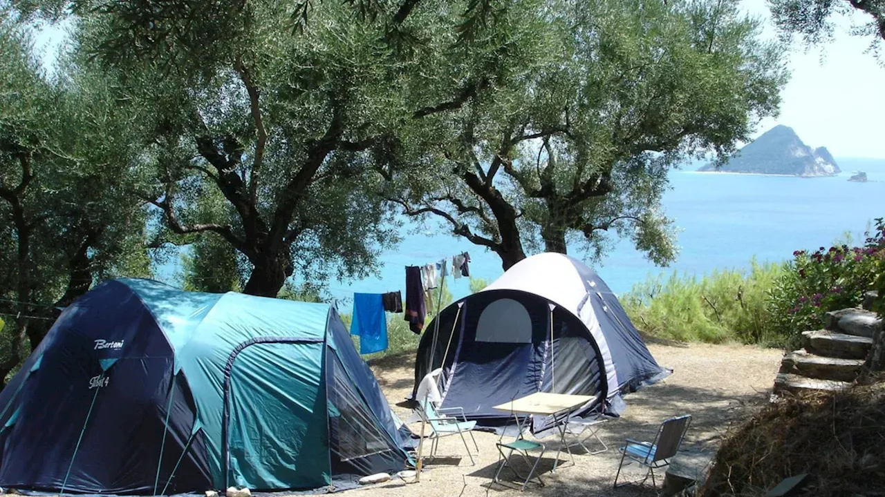 Pretty island campsite right on the beach – with sea views, loggerhead turtles and £6 stays...