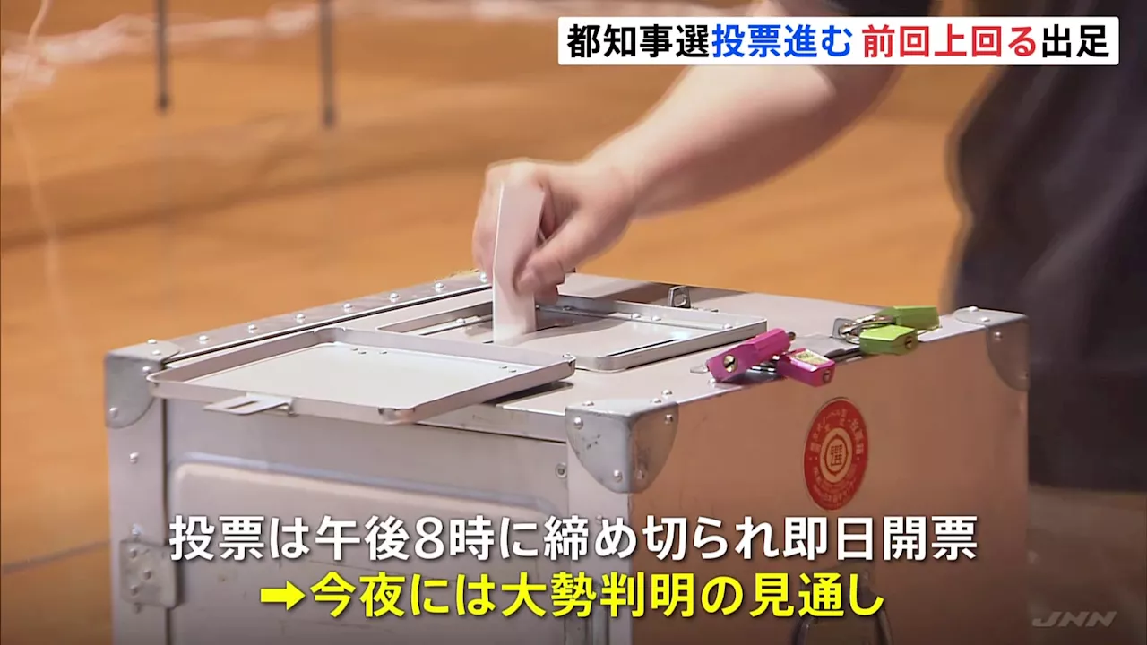 立候補者過去最多の東京都知事選挙 きょう投開票 期日前投票は過去最多 今夜には大勢が判明か（TBS NEWS DIG Powered by JNN）