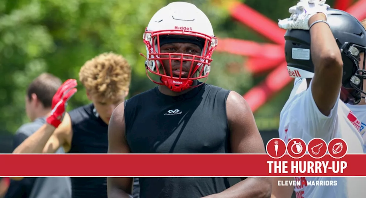 The Hurry-Up: Ohio 2027 Tight End D'Angelo White Was Thrilled to Pick Up an Offer from Ohio State in June, Devin Sanchez Works out with Jeff Okudah