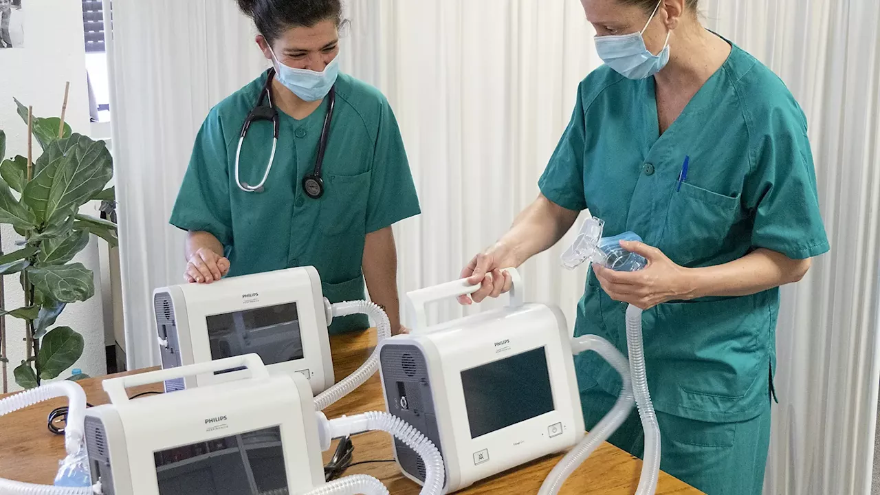 Sanidad avisa de que un problema con unos modelos de ventiladores respiratorios puede dejarlos inoperativos