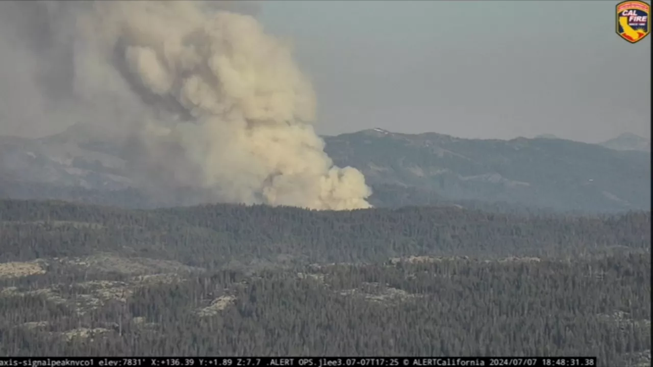 13 missing hikers found in area of Royal Fire burning west of Lake Tahoe: Sheriff