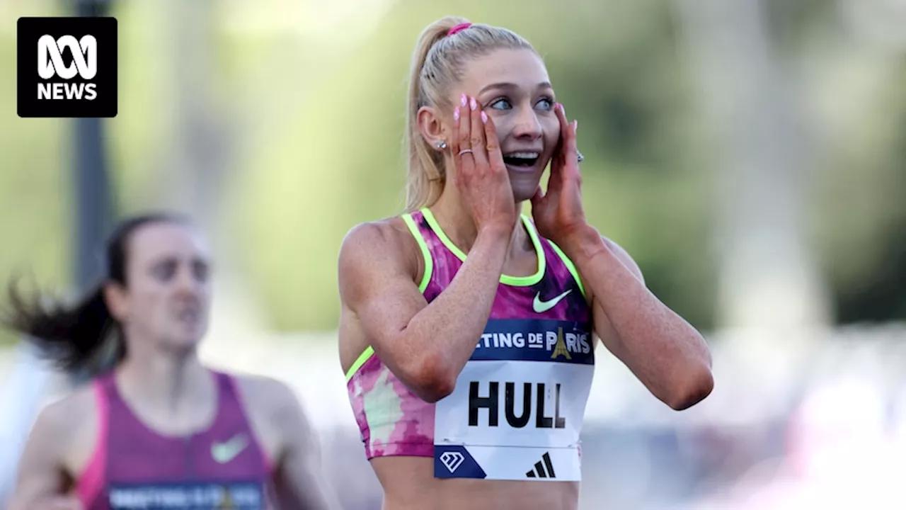 Weeks out from Olympic Games Jess Hull crushes 1,500m Australian record, world records tumble at Paris Diamond League