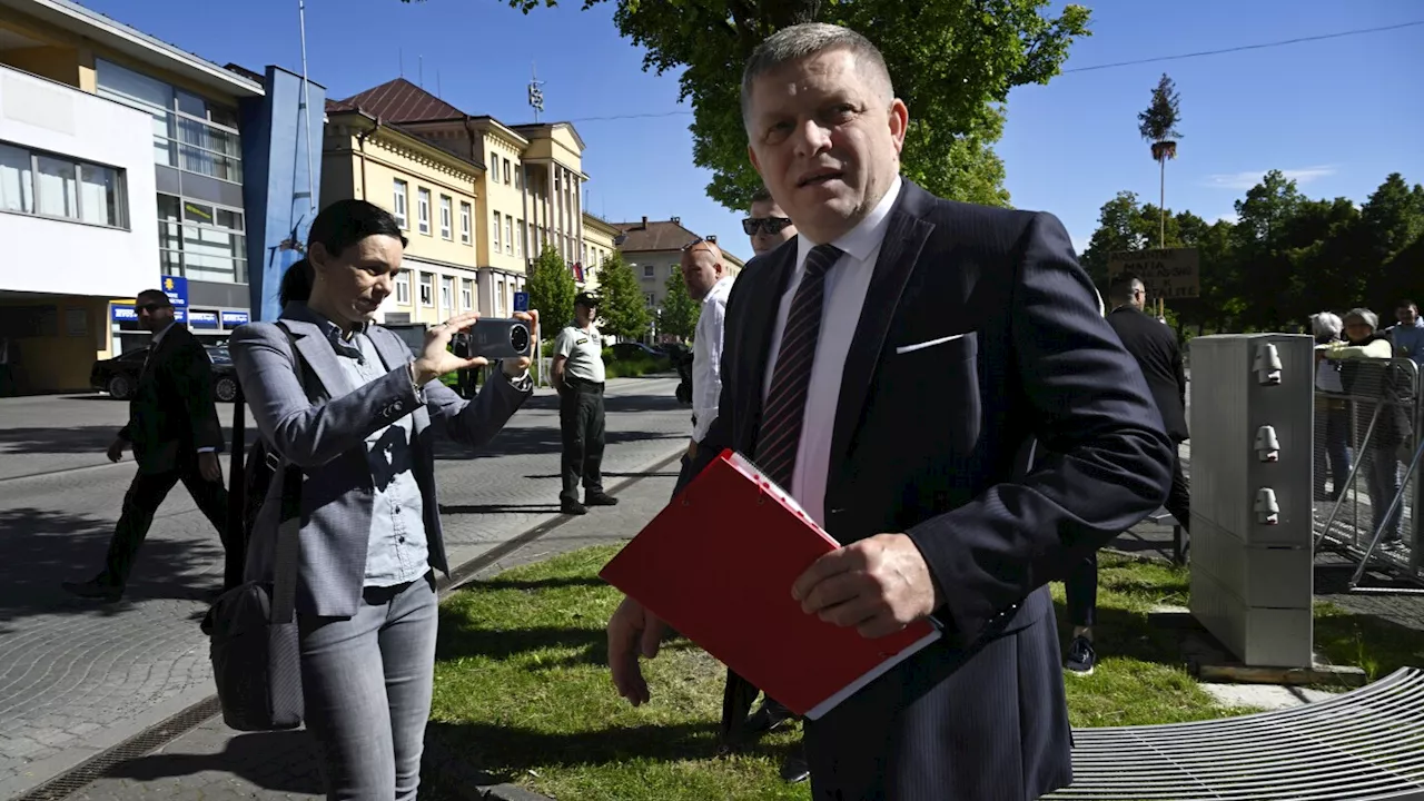 Slovakian Prime Minister Robert Fico takes first trip outside capital after assassination attempt