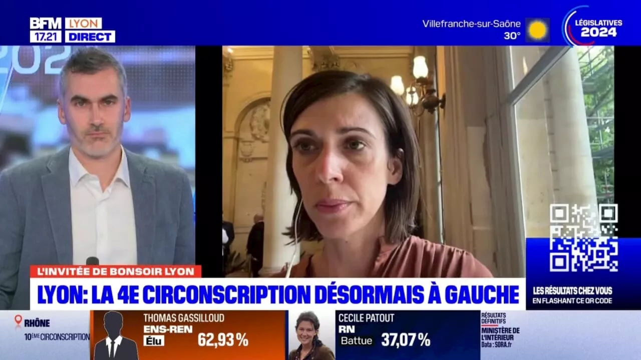 Lyon: élue députée de la 4e circonscription, Sandrine Runel affirme qu'il y'a 'une nécessité de dialoguer'