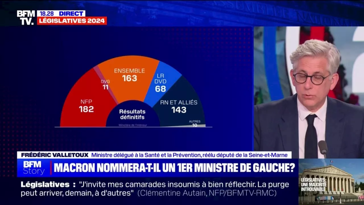 'Prenons le temps de voir ce qui peut faire projet commun', souligne Frédéric Valletoux