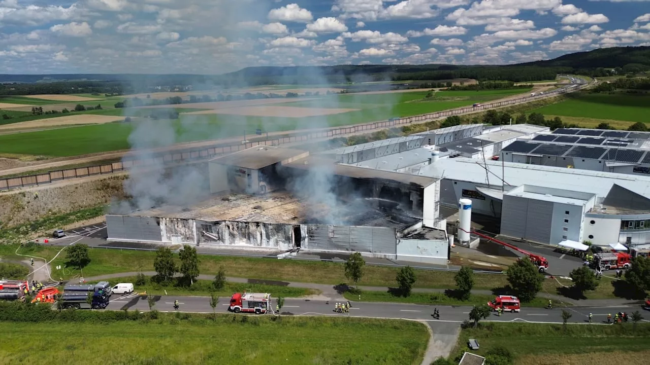 Landkreis Kitzingen: Brand bei „Kräuter Mix“